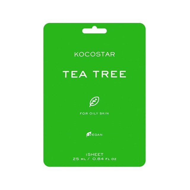 Kocostar Tea Tree Face Mask Μάσκα Προσώπου 1Τμχ