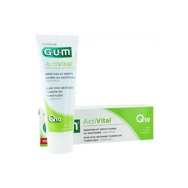 GUM ΟΔΟΝΤΟΠΑΣΤΑ ACTIVITAL Q10 75ml