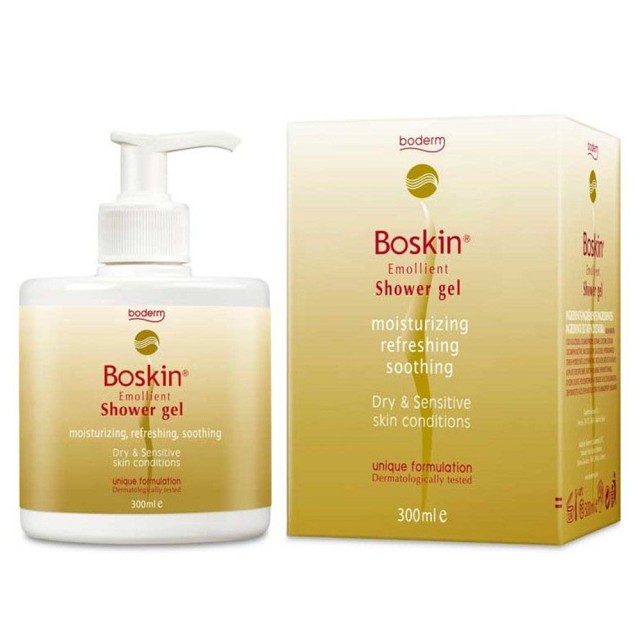 Boderm Boskin Emollient Gel Καθαρισμού Σώματος για Ατοπικό Δέρμα 300ml