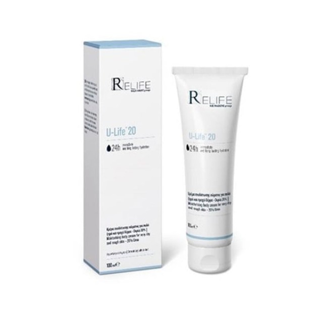 MENARINI Relife U-Life 20 Moisturising Body Cream Ενυδατική Κρέμα Σώματος, 100ml