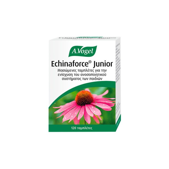 A. Vogel Echinaforce Junior Φυτικό Ενισχυτικό του Ανοσοποιητικού Μασώμενα Δισκία από Φρέσκια Εχινάκεια για Παιδιά, 120tabs