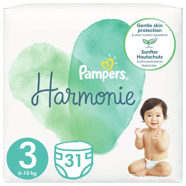 Pampers Harmonie No3 Value Pack (6-10kg) 31τμχ