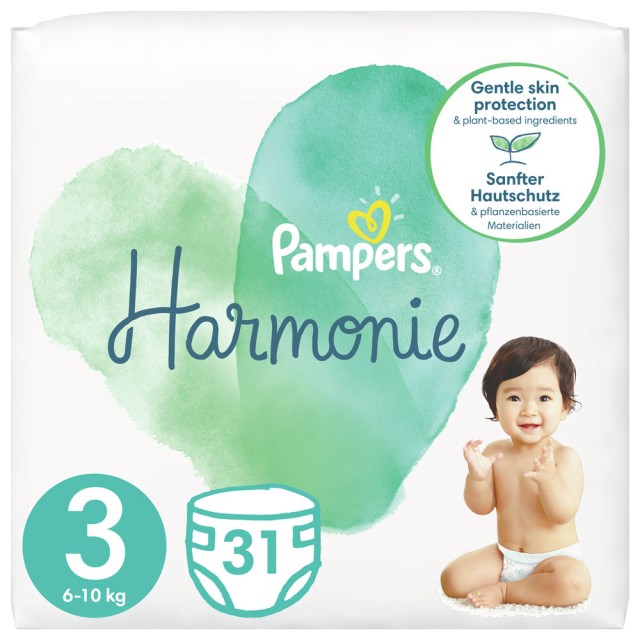 Pampers Harmonie No3 (6-10kg) 31τμχ