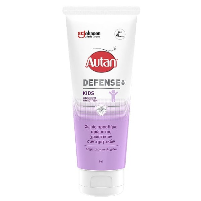 Autan Defense Kids Gel Απωθητικό Τζελ Κουνουπιών για Παιδιά, 100ml