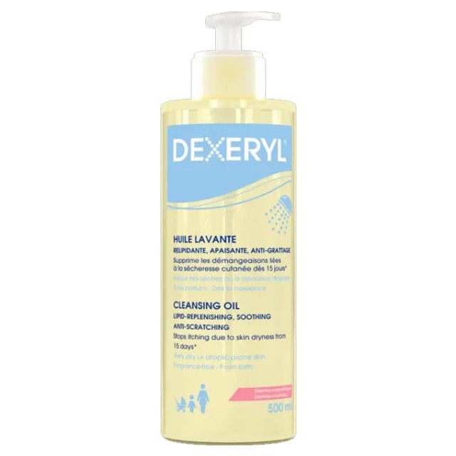 Dexeryl Cleansing Oil Λάδι Καθαρισμού για Πρόσωπο & Σώμα, 500ml