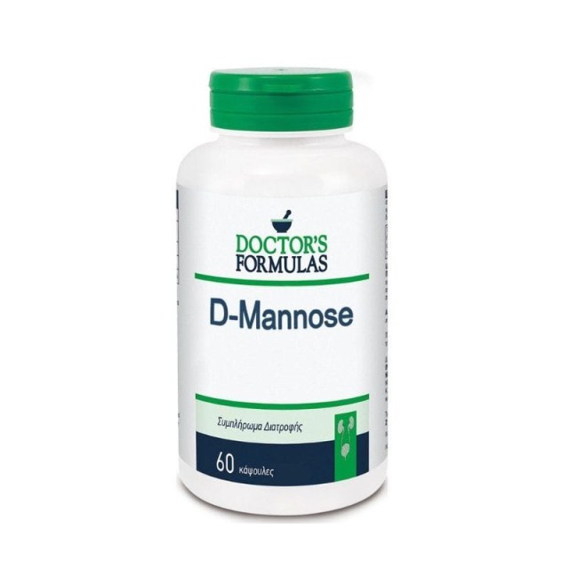 Doctors Formulas D-Mannose Συμπλήρωμα Διατροφής για τη Καλή Υγεία του Ουροποιητικού Συστήματος 60 Κάψουλες