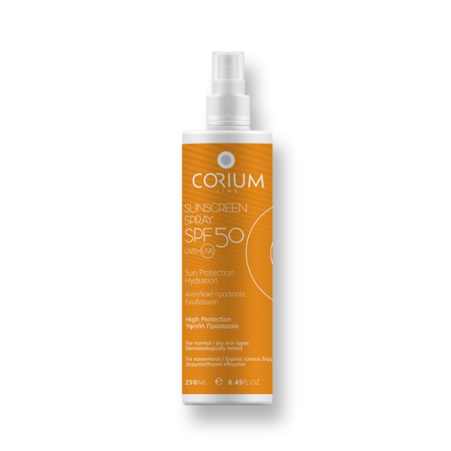 Corium Line Sunscreen Spray SPF50 UVB+UVA 250ml