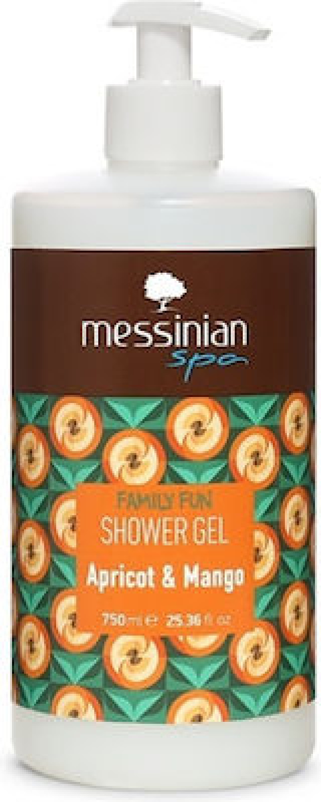 Messinian Spa Family Fun Αφρόλουτρο σε Gel Apricot & Mango 750ml
