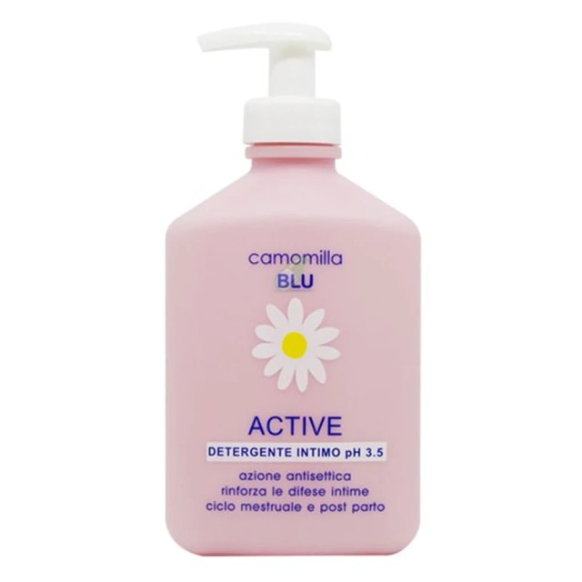 Camomilla Blu Intimate Wash Active Υγρό Καθαρισμού για την Ευαίσθητη Περιοχή των Γυναικών, 300ml PH3.5