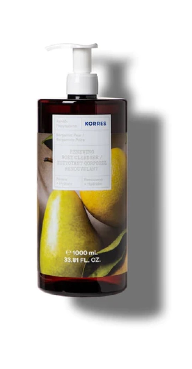Korres Bergamot & Pear Body Cleanser Αφρόλουτρο Περγαμόντο & Αχλάδι 1lt