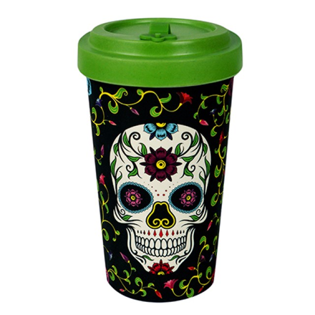 Well Κούπα Bamboo Με Καπάκι Muertos 500ml
