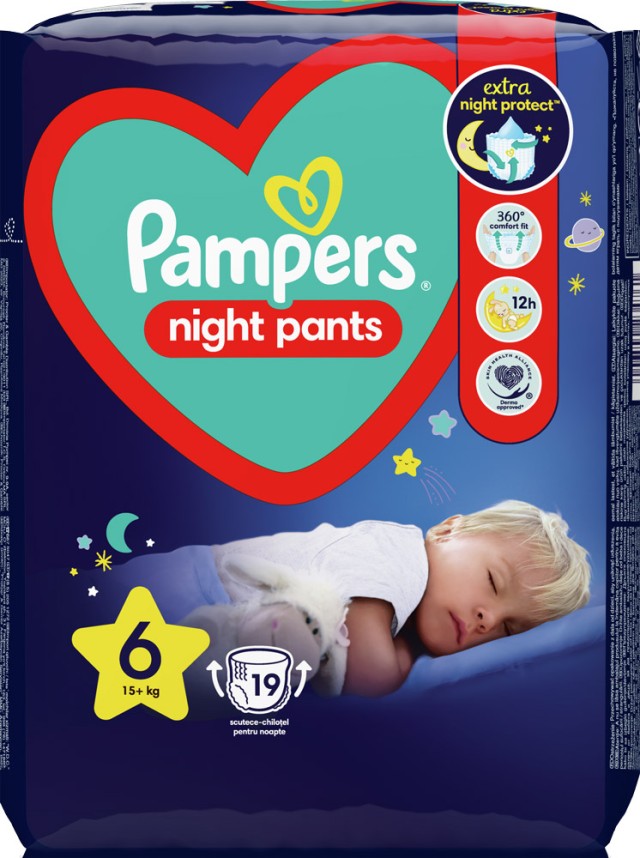 Pampers Night Pants No6 (15kg+) 19τμχ