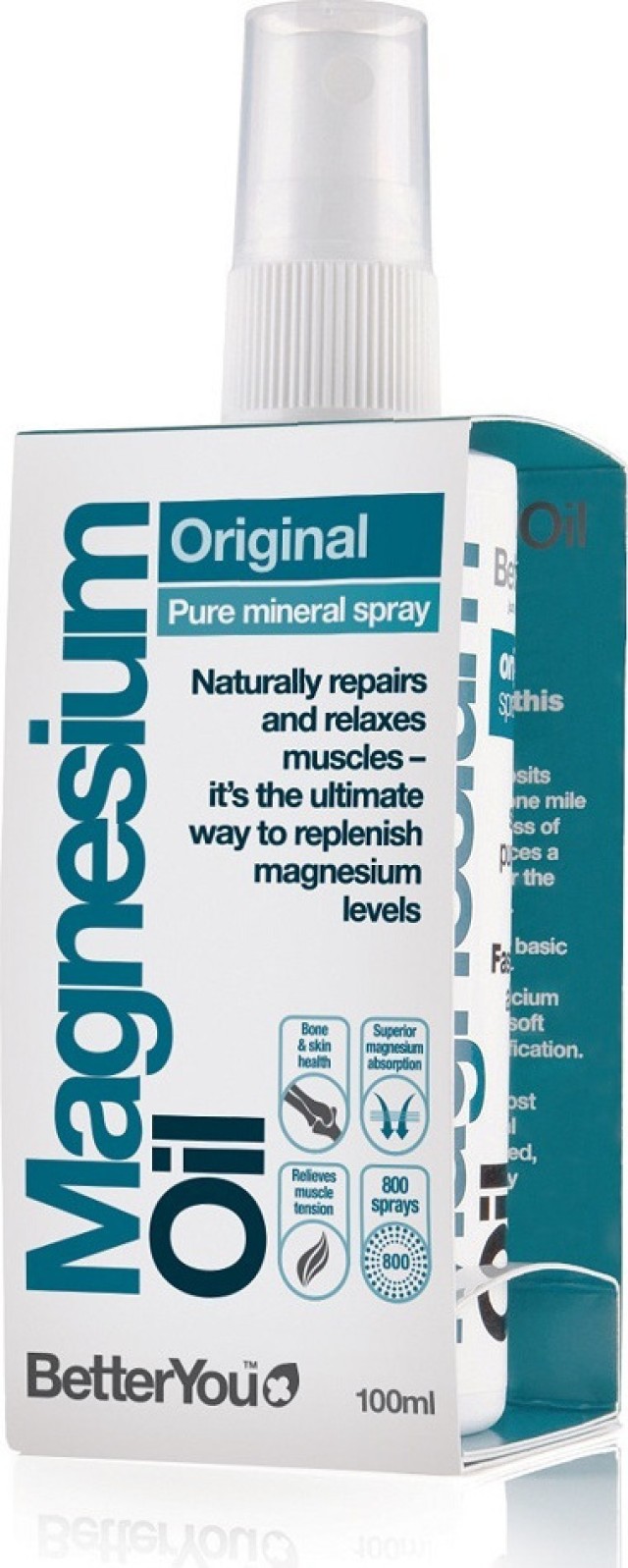 BetterYou Magnesium Oil Original Spray Σπρέι Μαγνησίου 100ml