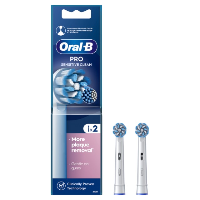 Oral-B Pro Sensitive Clean Ανταλλακτικα χ2