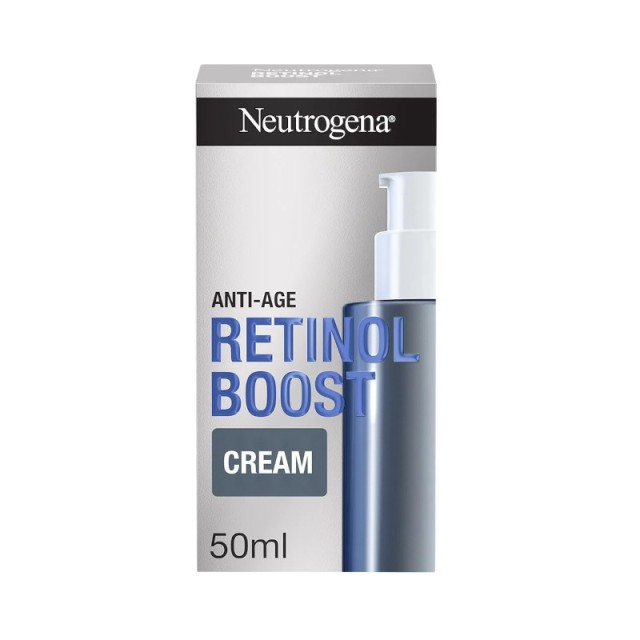 Neutogena Retinol Boost Face Cream Αντιγηραντική Κρέμα Προσώπου Με Καθαρή Ρετινόλη 50ml