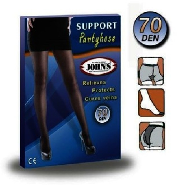 JOHN΄S Καλσόν Φλεβίτιδας 70den [214570] Size: 5 Μαύρο