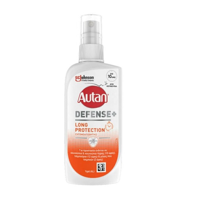 Autan Defense Long Protection Εντομοαπωθητικό Σπρέι, 100ml
