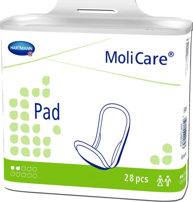 HARTMANN Molicare Pad Unisex Σερβιέτες ελαφριάς ακράτειας 2 σταγ. 30τμχ