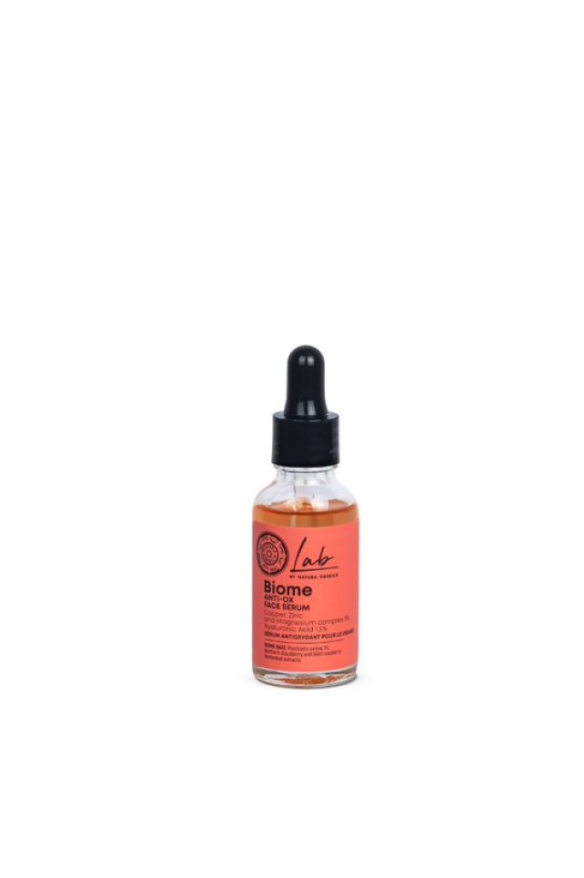 Natura Siberica Lab Biome Anti-Ox Face Serum Αντιγηραντικός Ορός Προσώπου Με Υαλουρονικό Οξύ 30ml