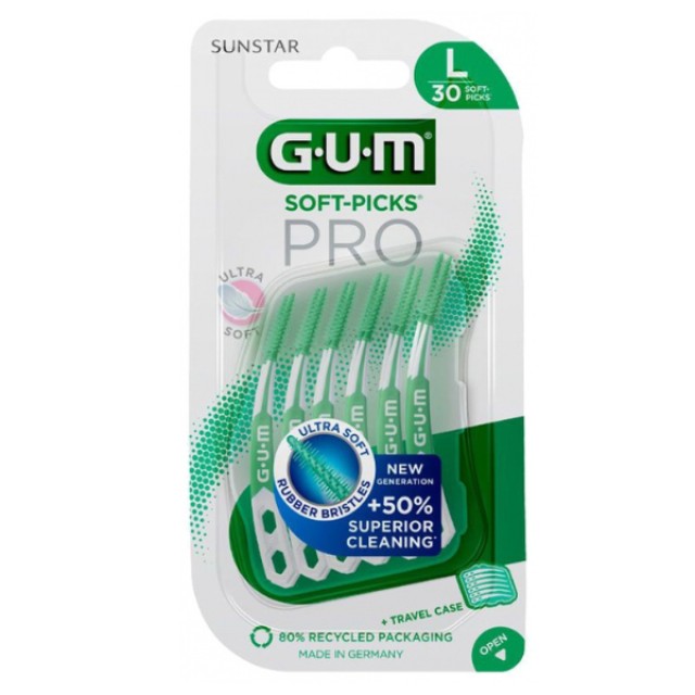 Gum Soft Picks Pro Μεσοδόντια Βουρτσάκια Large, 30τεμ