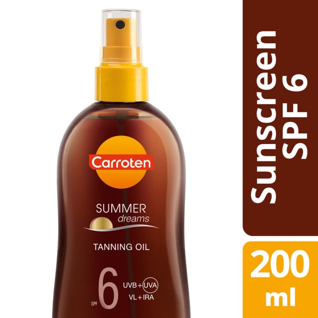 Carroten Summer Dreams Tanning Oil SPF6 200ml