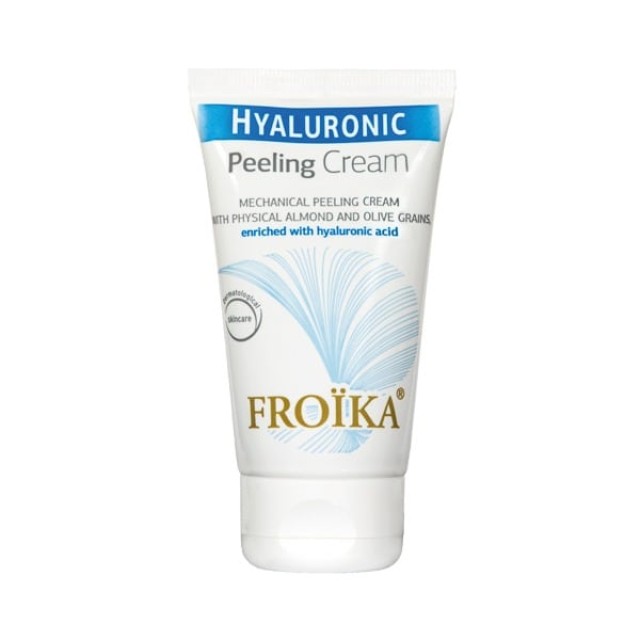 Froika Hyaluronic Peeling Cream Κρέμα με Φυσικούς Κόκκους Αμυγδάλου & Ελιάς για Βαθύ Καθαρισμό & Απολέπιση, 75ml