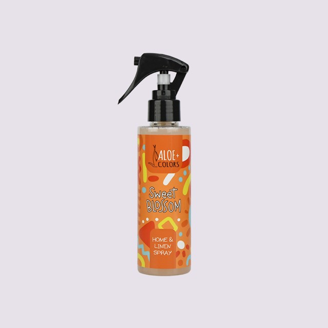 Aloe+ Colors Sweet Blossom Home & Linen Spray Αρωματικό Σπρέι Χώρου & Υφασμάτων Με Άρωμα Βανίλια Πορτοκάλι 150ml