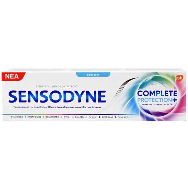Sensodyne Complete Protection+ Οδοντόκρεμα Για Ευαίσθητα Δόντια Με Γεύση Μέντας 75ml