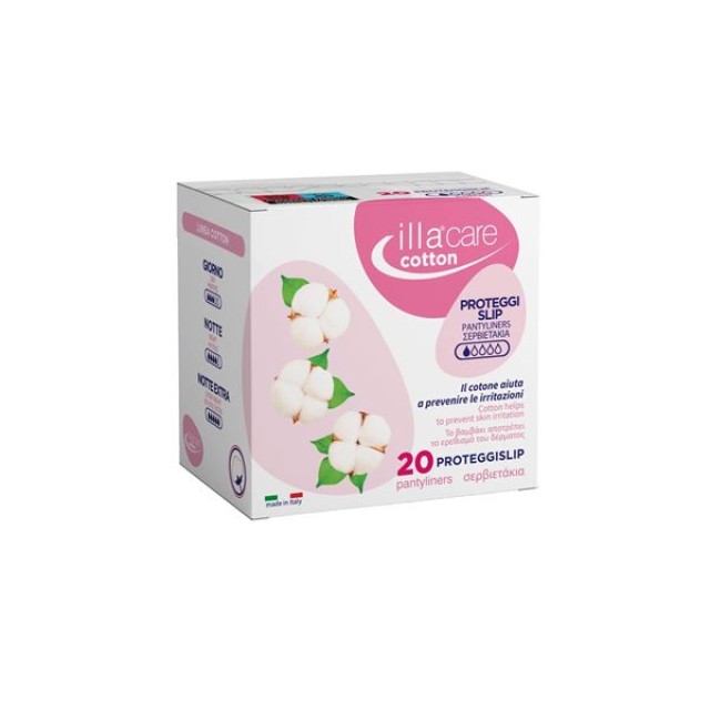 Illacare Cotton Σερβιετάκια χωρίς Φτερά 20 τμχ