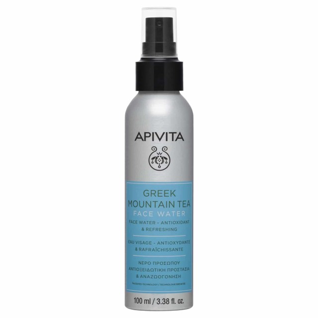 Apivita Greek Mountain Tea Face Water Τονωτικό Νερό Προσώπου Με Ελληνικό Τσάϊ Του Βουνού 100ml