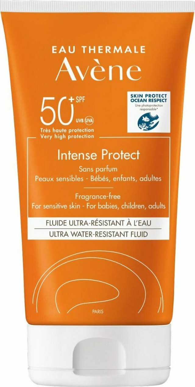 Avene Intense Protect Αντηλιακό Για Ευαίσθητο Δέρμα Για Πρόσωπο & Σώμα Χωρίς Άρωμα SPF50+ 150ml