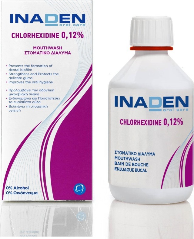 Inaden Chlorhexidine 0.12% Mouthwash 250ml