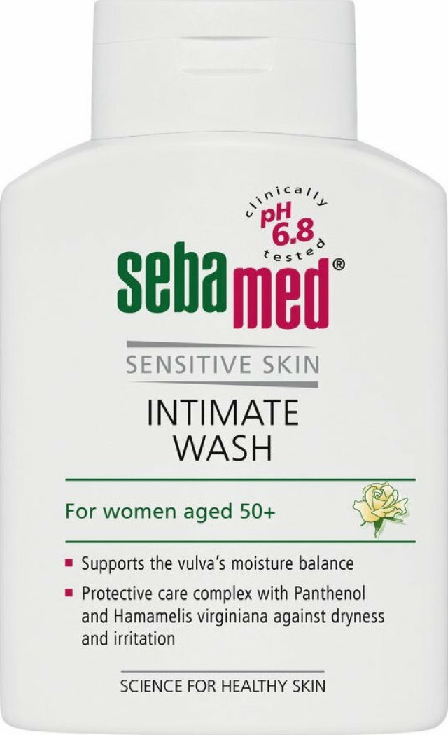 Sebamed Sensitive Skin Intimate Wash Καθαριστικό Ευαίσθητης Περιοχής Ηλικίες 50+ ετών 200ml