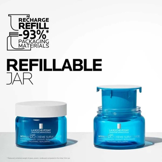 La Roche Posay Hyalu B5 Suractivated Cream Refill, Ανταλλακτικό Αντιρυτιδικής Κρέμας για Σύσφιξη Λείανση & Επανόρθωση 50ml