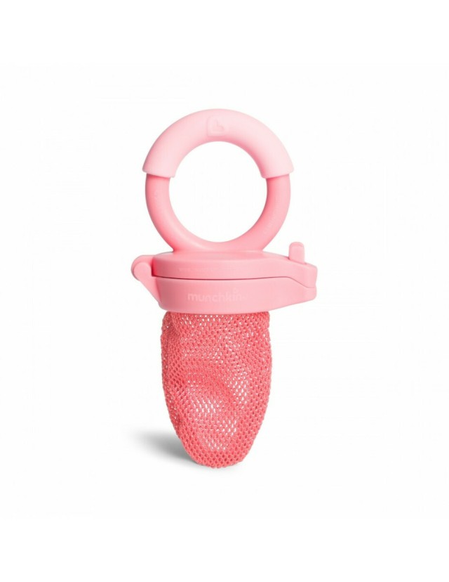Munchkin Fresh Feeder Δίχτυ Δοκιμής Φρέσκου Φαγητού Ροζ 6m+ 1τμχ