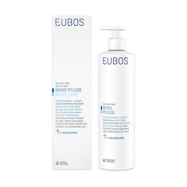 Eubos Liquid Blue Washing Emulsion 400ml
