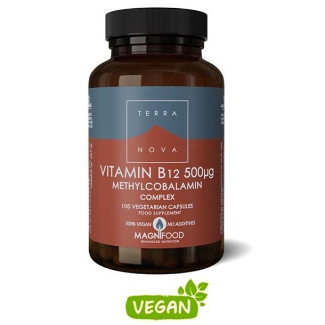 Terranova Vitamin B12 500μg 100caps