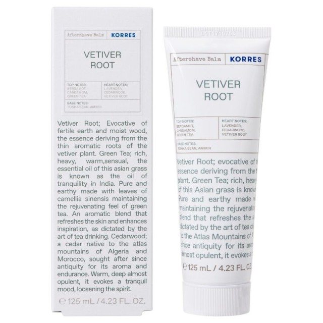 Korres Aftershave Balm Vetiver Root Γαλάκτωμα Για Μετά Το Ξύρισμα 125ml