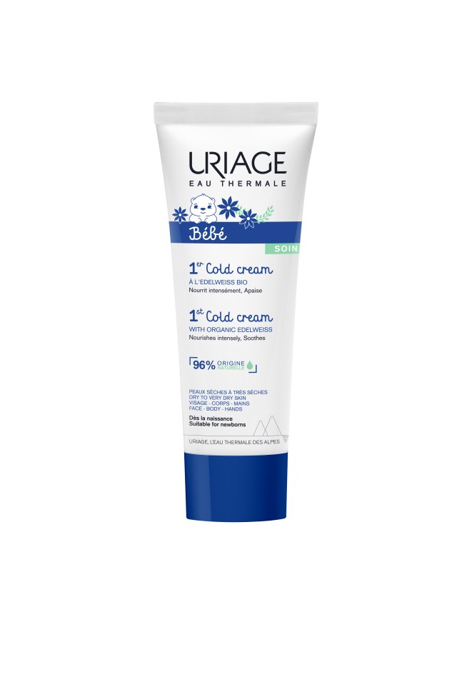 Uriage Bebe 1st Cold Cream Ενυδατική Προστατευτική Κρέμα για Βρέφη Πρόσωπο / Σώμα 75ml