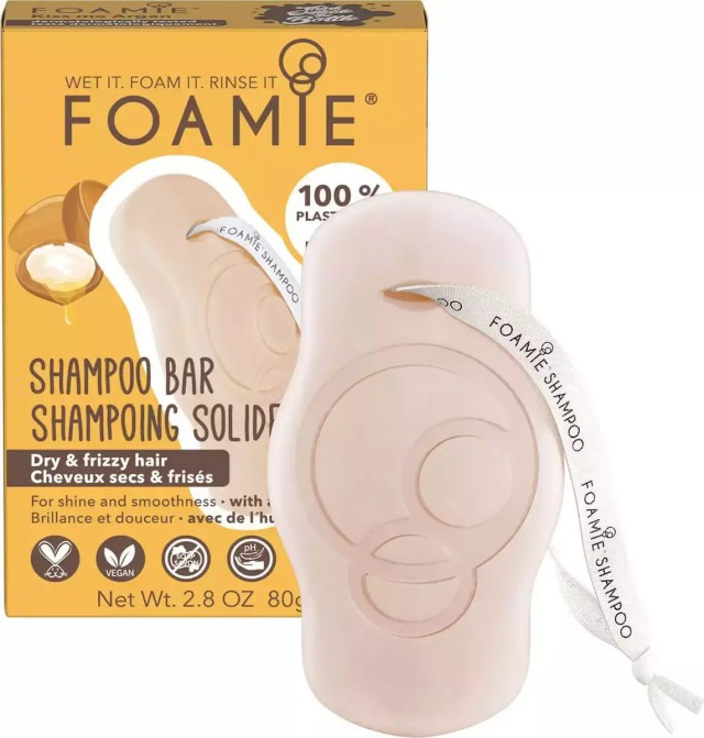Foamie Shampoo Bar - Argan Oil for Dry and Frizzy Hair Σαμπουάν σε Μορφή Μπάρας Για Ξηρά & Φριζαρισμένα Μαλλιά 80gr