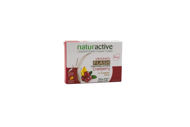 Naturactive Urisanol Flash Cranberry 10soft + 10hard caps