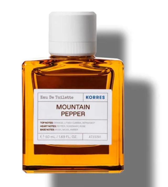 Korres Mountain Pepper Eau De Toilette Ανδρικό Άρωμα 50ml