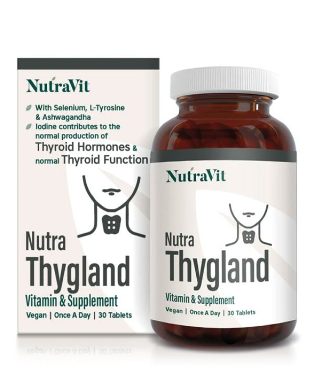 NUTRAVIT Nutra Thygland ΥΓΕΙΑ ΤΟΥ ΘΥΡΕΟΕΙΔΟΥΣ 30 δισκία