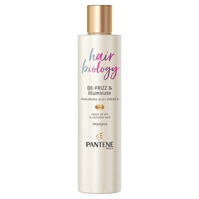 Pantene Hair Biology De-frizz & Illuminate Shampoo 250ml