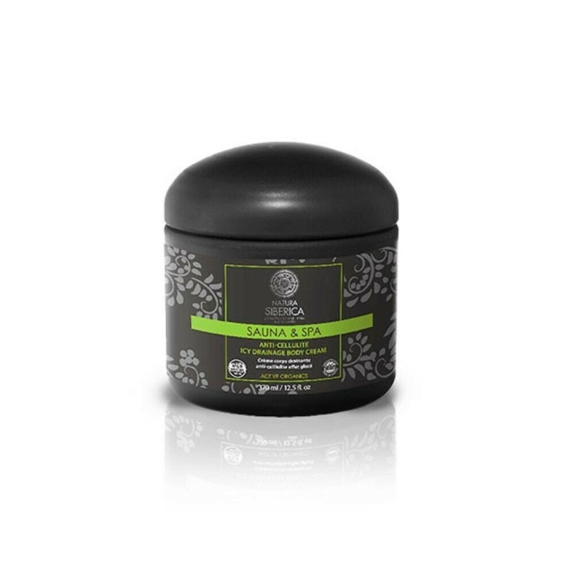 Natura Siberica Sauna and Spa Anti-Cellulite Icy Drainage Body Cream Παγωμένη Κρέμα Σώματος Κατά Της Κυτταρίτιδας 370ml