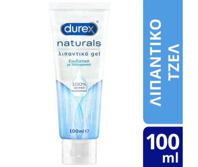 DUREX Naturals Λιπαντικό Gel Ενυδατικό με Υαλουρονικό Οξύ 100ml