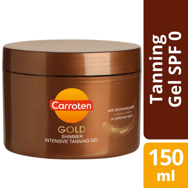 Carroten Gold Shimmer Intensive Tanning Gel 150ml