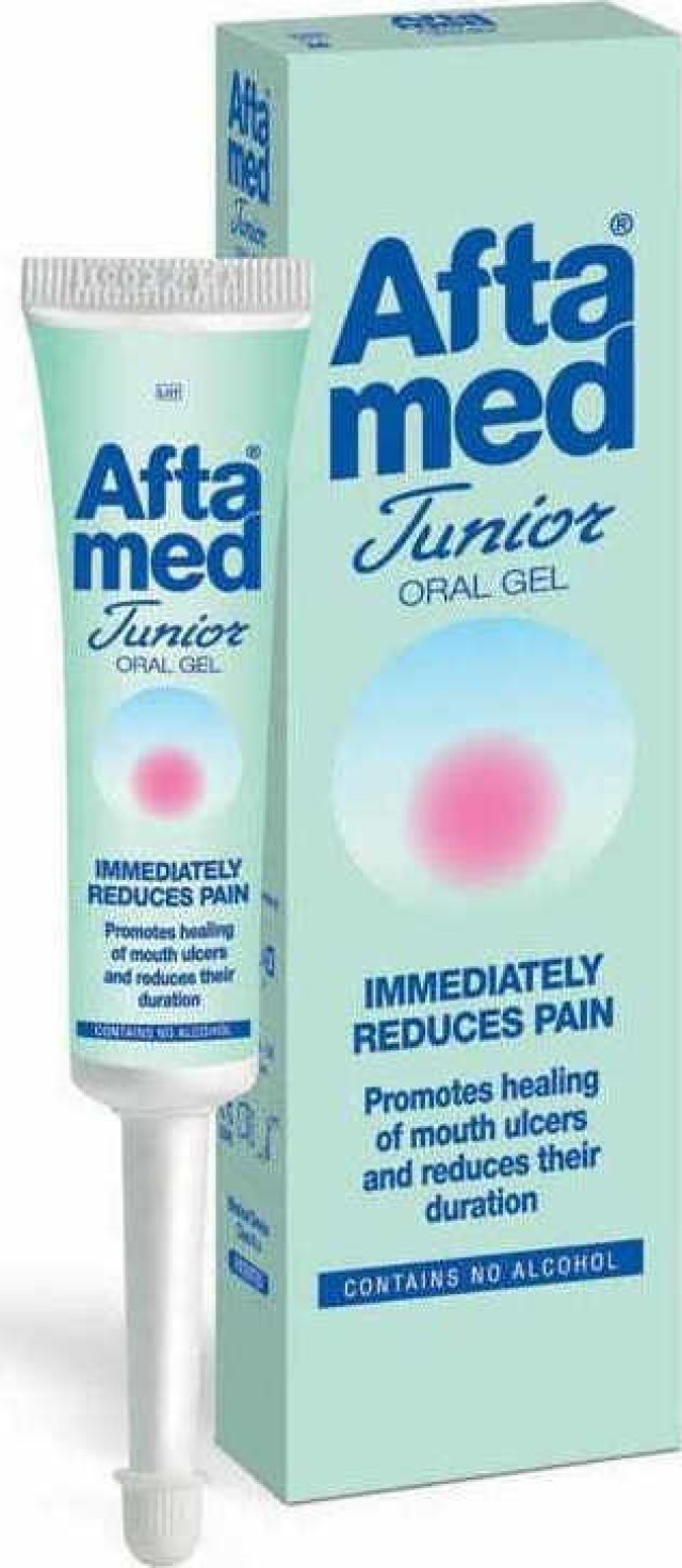 Curaprox Aftamed Junior Gel Προϊόν Για Ανακούφιση Ούλων Και Τις Άφθες 15ml