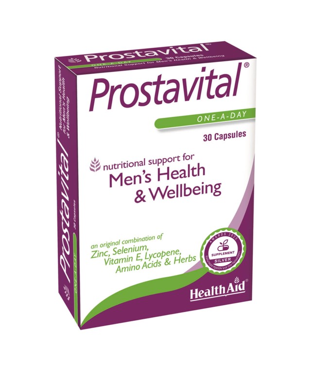 Health Aid Prostavital Συμπλήρωμα Διατροφής Για Υγιή Προστάτη 30caps