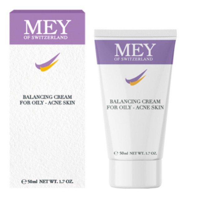 Mey Balancing Cream 24ωρη Ενυδατική Κρέμα Προσώπου Για Λιπαρά & Ακνεϊκά Δέρματα 50ml
